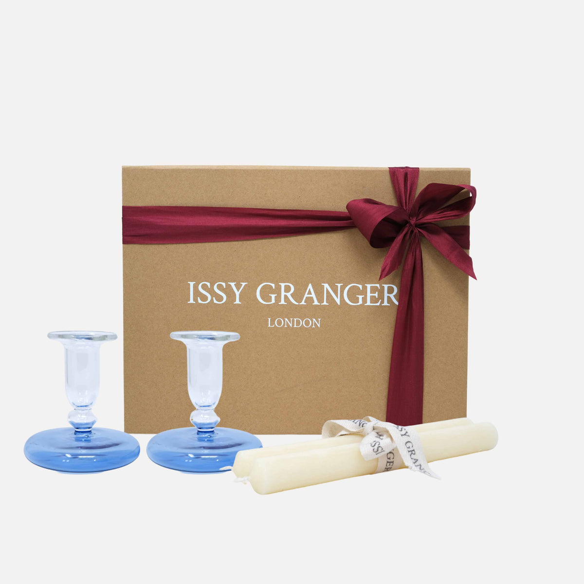 Pebble Candlelight Set - Blue