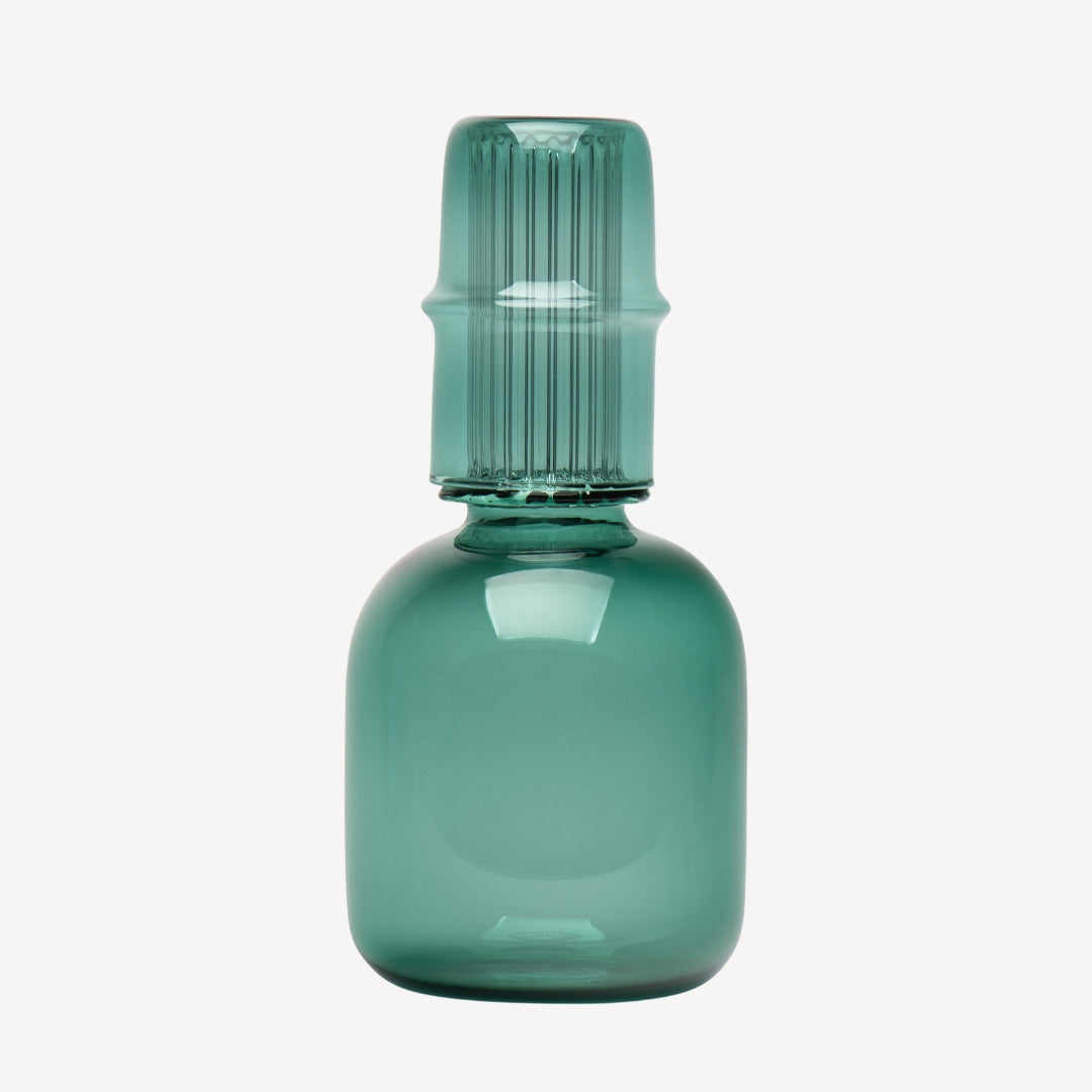 Bedside Carafe & Tumbler - Teal (Sample)