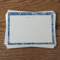 Thank You Notecards - Set of Ten - Carragheen Blue