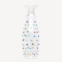 Multicoloured Pom Glass Carafe