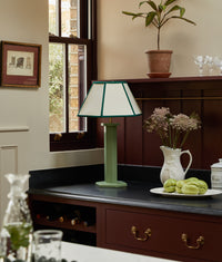 Issy Granger Green Hexagon Lamp Base Table Lamp 